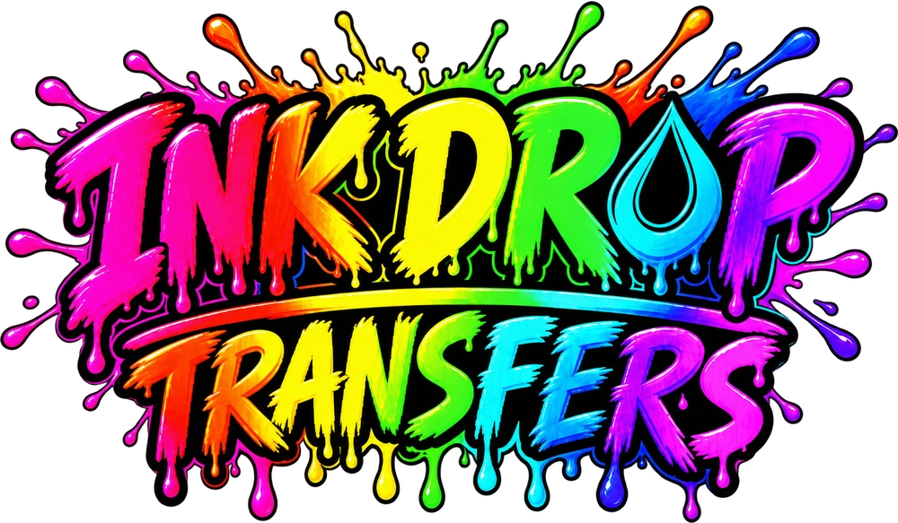 InkDrop Transfers, with an ink-drop-shaped O